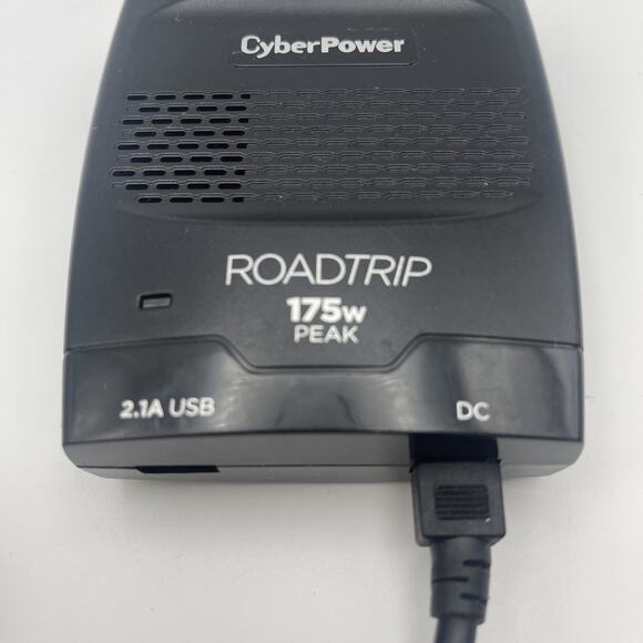 CYBERPOWER 175W CAR DC TO AC POWER INVERTER Roadtrip CPS175PSU Tested Good - Picture 4 of 5